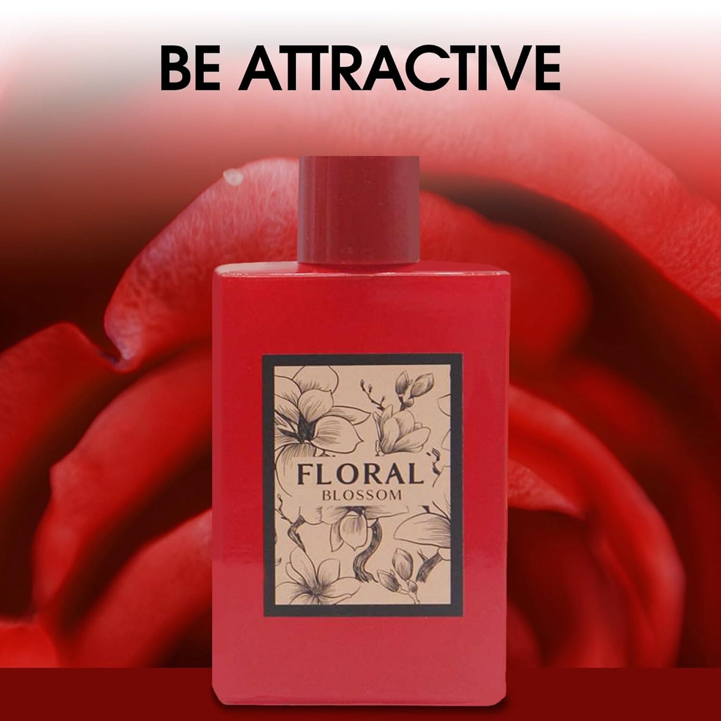 Floral Blossom Perfume for Women,Captivating Scent for Confident Elegance Women's Fragrance,3.4 Fluid Ounce Eau de Parfum Daily Used