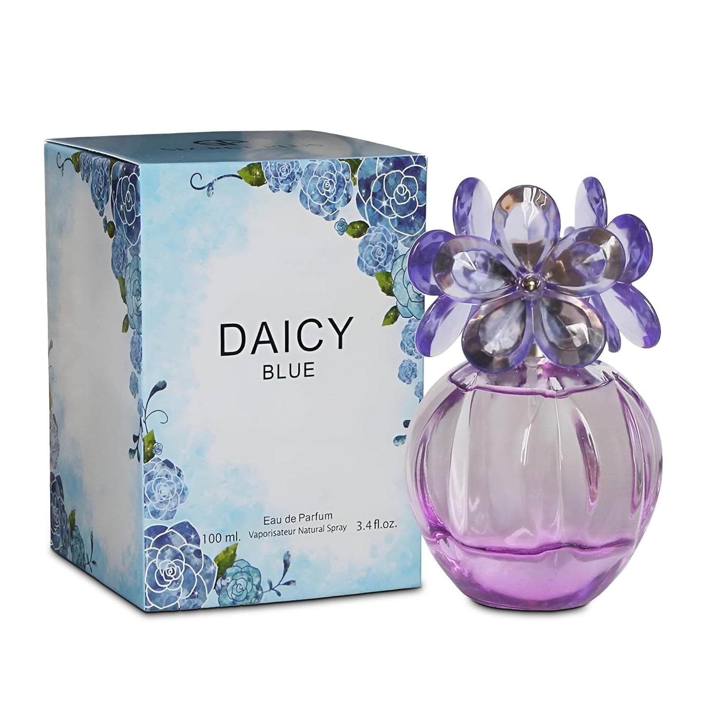 Women Daicy Blue Perfume,Natural Spray Fragrance for Women Sweet Scent Eau De Parfum 3.4 Fl Oz