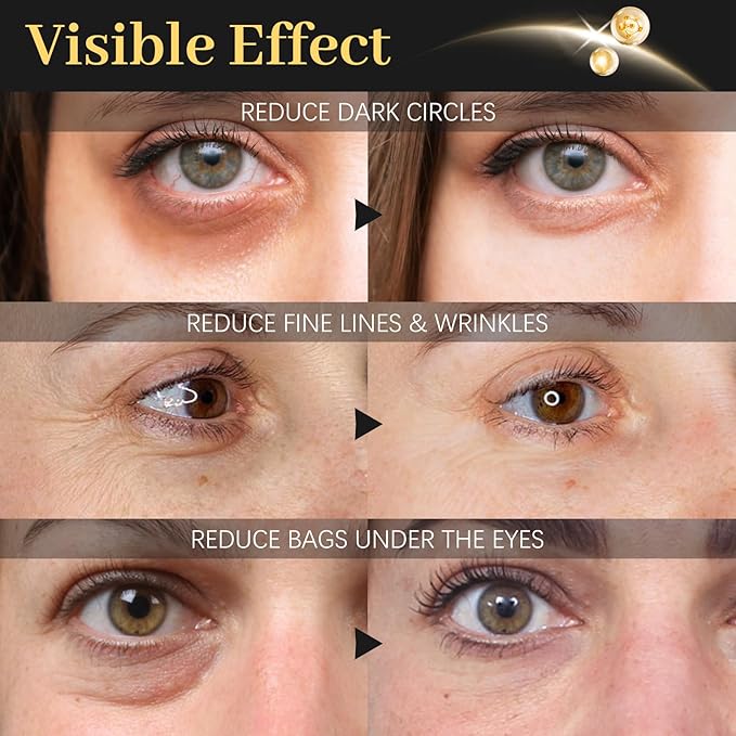 TLM Instant Face Tightener-fast-acting eye firming cream, used to reduce eye puffiness, dark circles and tighten the delicate skin under the eyes(2PCS)