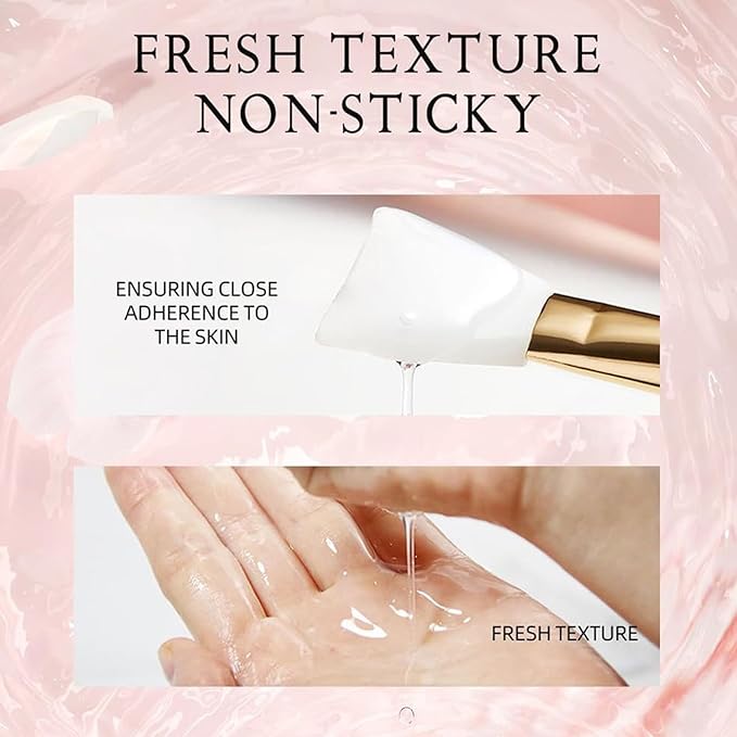 Collagen Overnight Wrapping Peel Off Facial Mask Pack,Collagen Night Wrapping Mask,Hydrates and Tightens Skin,Reduces Sagging,Elasticity & Hydration Care 2.54 fl.oz (with Brush)