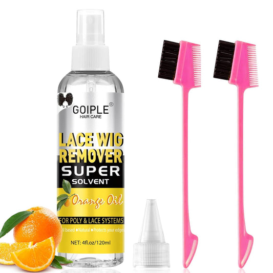 Tape in Extension Remover Hair Glue Remover, Fast Acting Hair Extensions Remover Wig Adhsive Remover, Tape in Hair Extensions Adhesive Remover, Removes Hair Glue, Wig Tape & Edge Brush