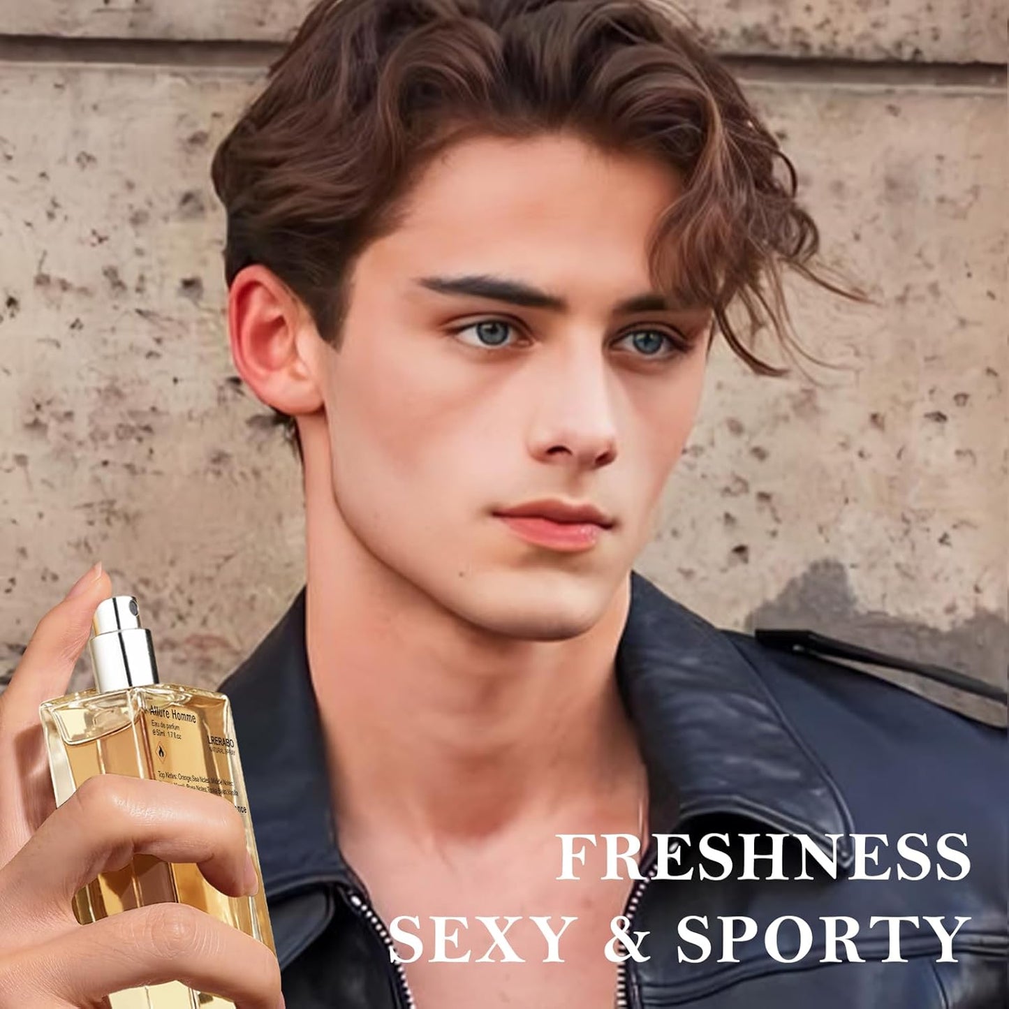 Woodsy Spicy Eau de Parfum - Inspired by Cha. Allure Homme Sport Cologne for Men, Perfume with White Musk, Tonka Beans, Amber, Orange - Fragrance Spray 50 ml | 1.7 oz