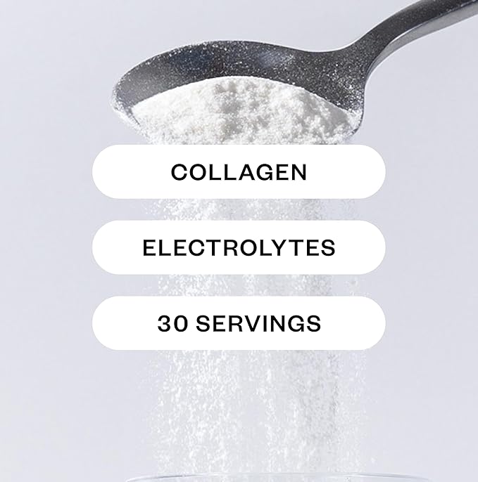 RNWY Foundation 10g Collagen Peptides + Hydration Powder, Daily Joint Support with Electrolytes, Lemon Lime, Sugar Free, 30 Servings