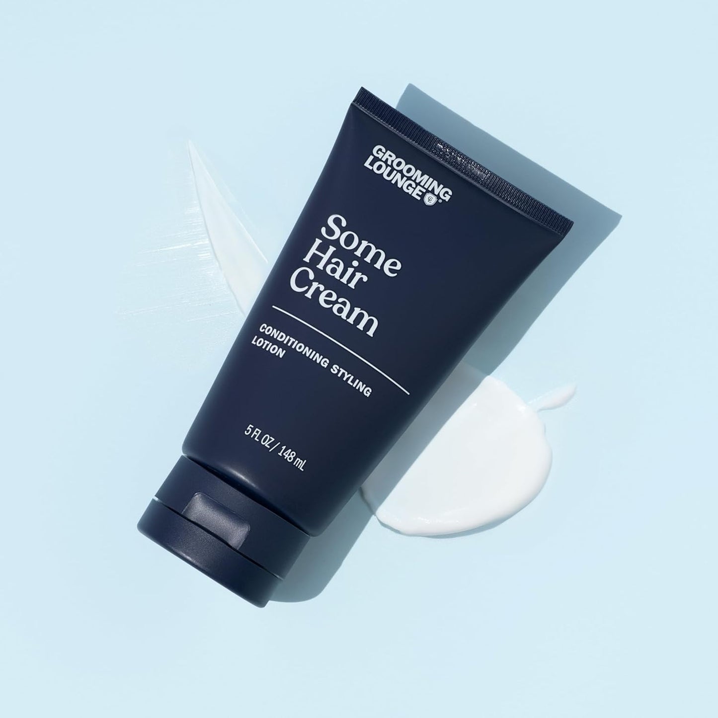 Grooming Lounge Some Hair Cream - Sculpting, Low Shine, Flexible Styling Cream for Men - Moisturizing, Conditioning, and Texturizing with Firm, Strong Hold - Paraben and Sulfate Free Formula - 5 oz