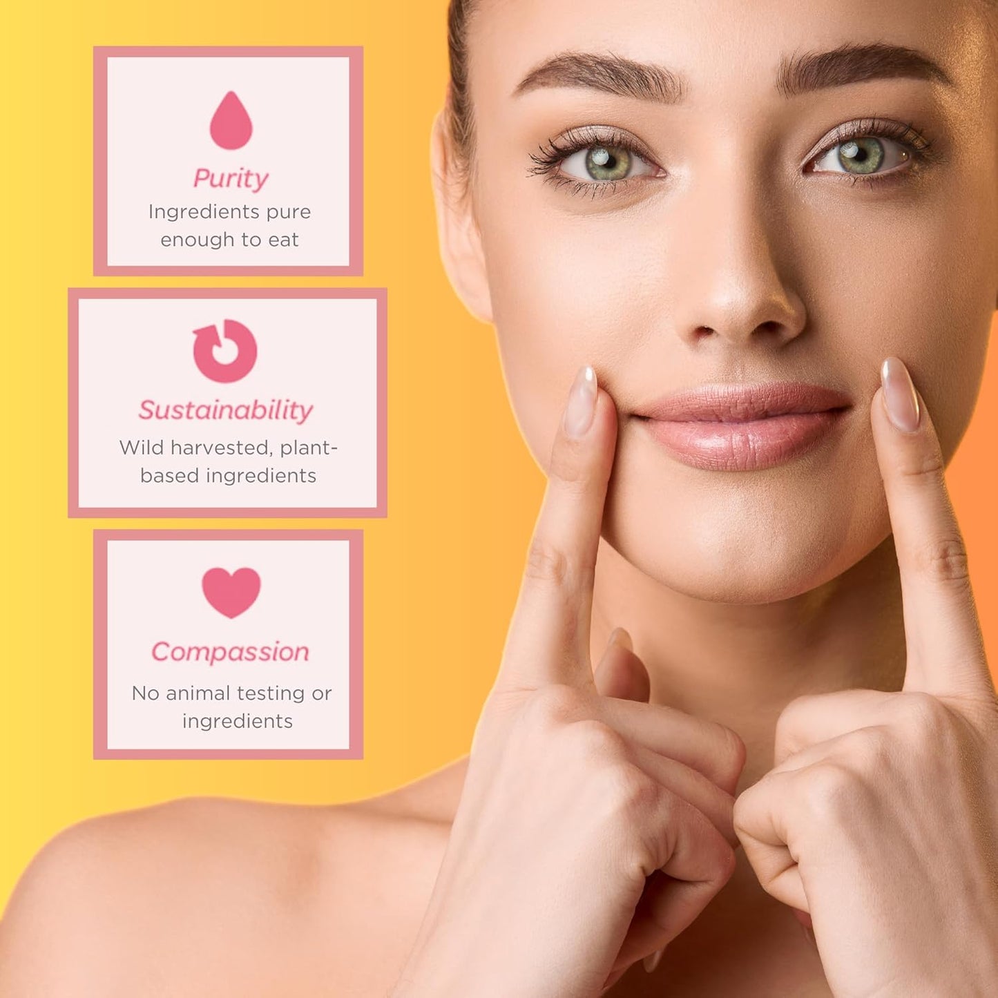 Ellovi Natural Lip Butter Lip Balm - Creamsicle - Pure Enough to Eat - Made With Just 6 Vegan Ingredients - 100% Natural & Organic Moisturizing Lip Care for All Day Hydration (Single)