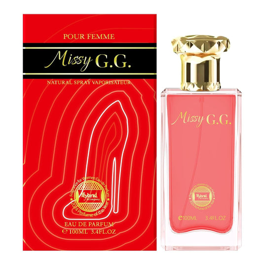 Hybrid & Company Women Missing G. G. Pour Femme Eau De Parfum Vaporisateur Natural Spray 3.4 Fl Oz
