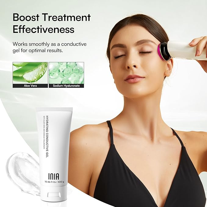 3-in-1 Red Light Therapy for Face and Neck, Skin Tightening Device True Beauty Glow Facial Massager for Skin Care, Effective Wrinkle Reduction Anti-Aging with Lifting, Tightening, Infusing