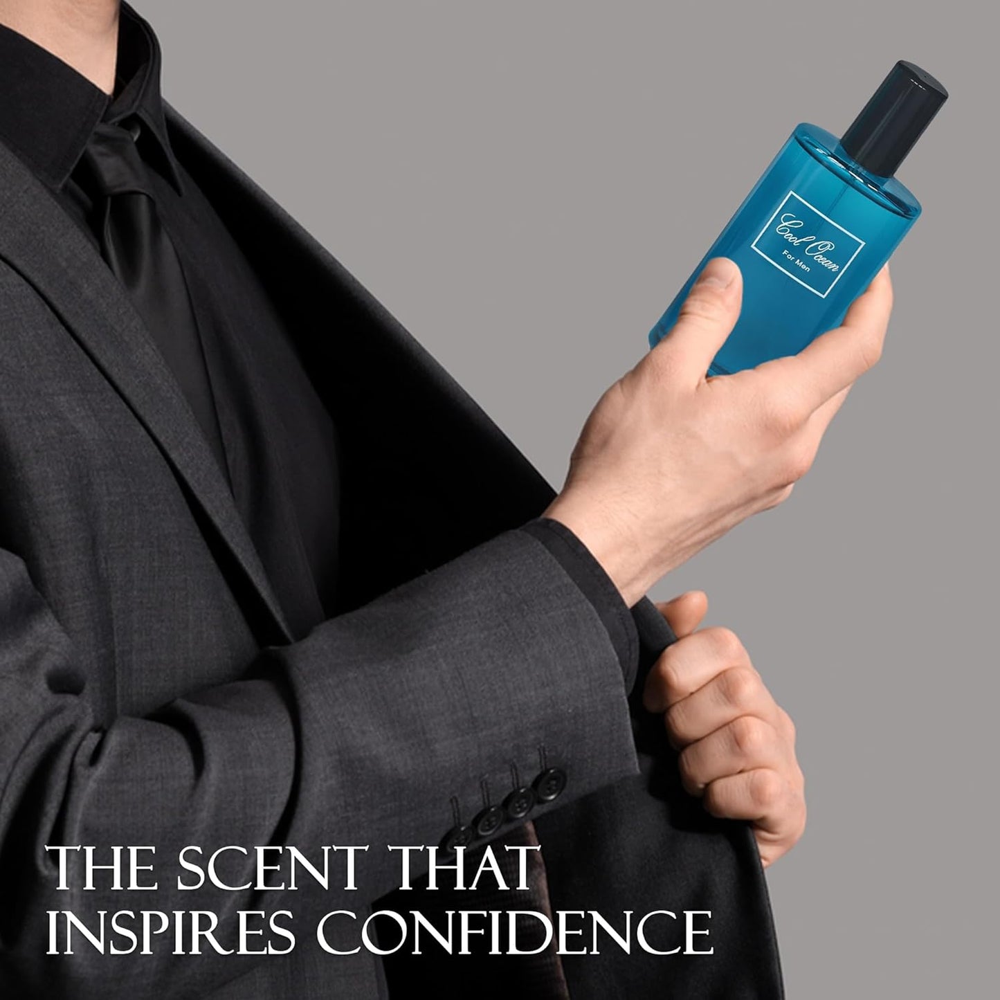 2PCS Valentine Milano/Cool Ocean Men Eau De Toilette for Men-Fresh,Romantic Scent Perfume for Men 3.4 Fl Oz Each Mens Cologne For All Skin Daily Used