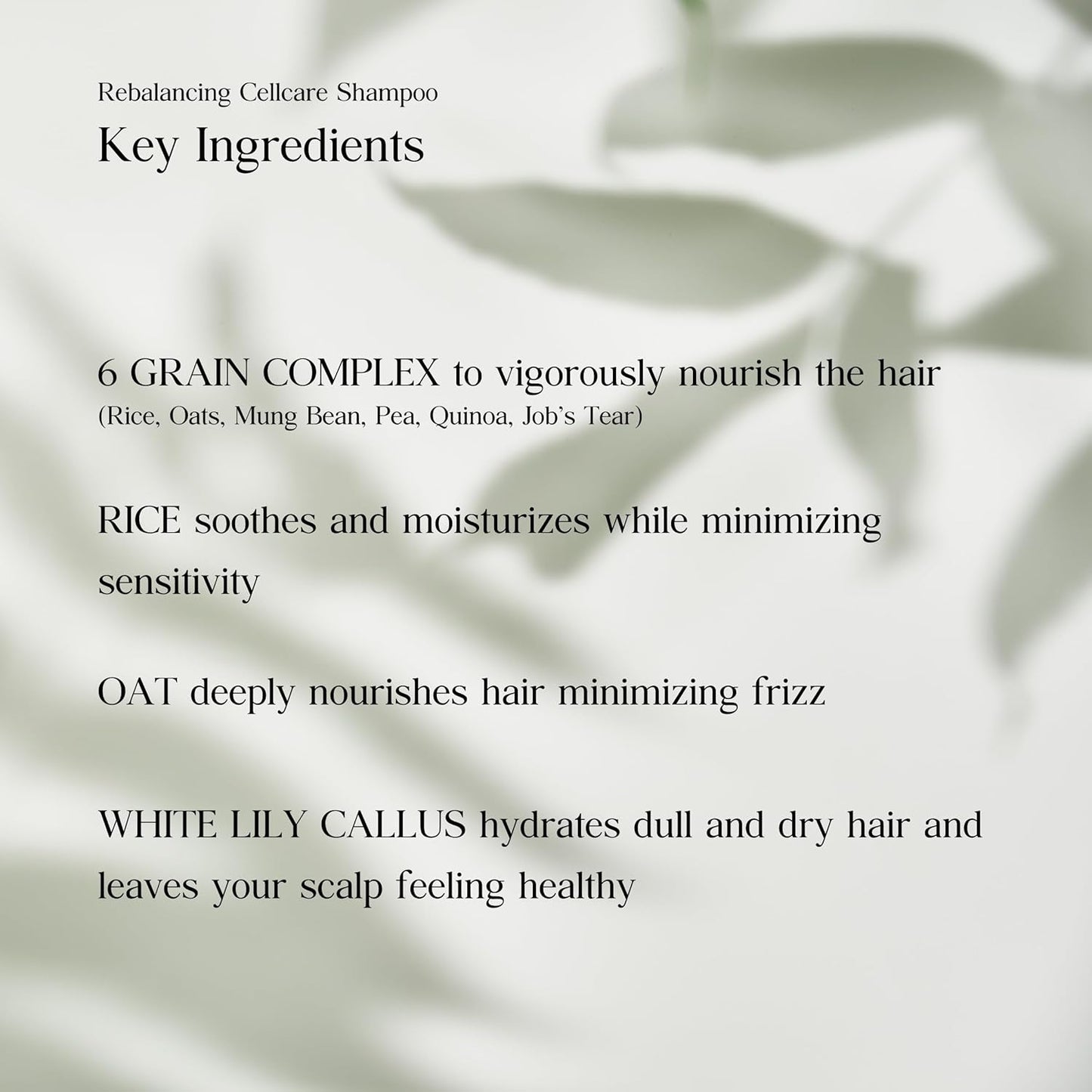 Nourishing Botanic Cellcare Shampoo 500ml, 16.90 fl oz | Sulfate-Free, Paraben-Free and Color-Safe | pH Balancing