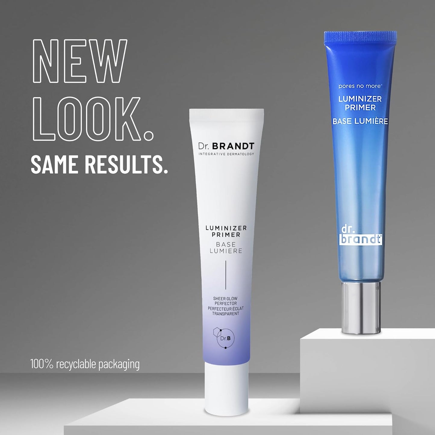 Dr. Brandt Pores No More Luminizer Primer - Blurs the Appearance of Pores & Imperfections, Provides a Smooth Canvas for Foundation + a Glowing, Flawless Complexion - 1 fl oz