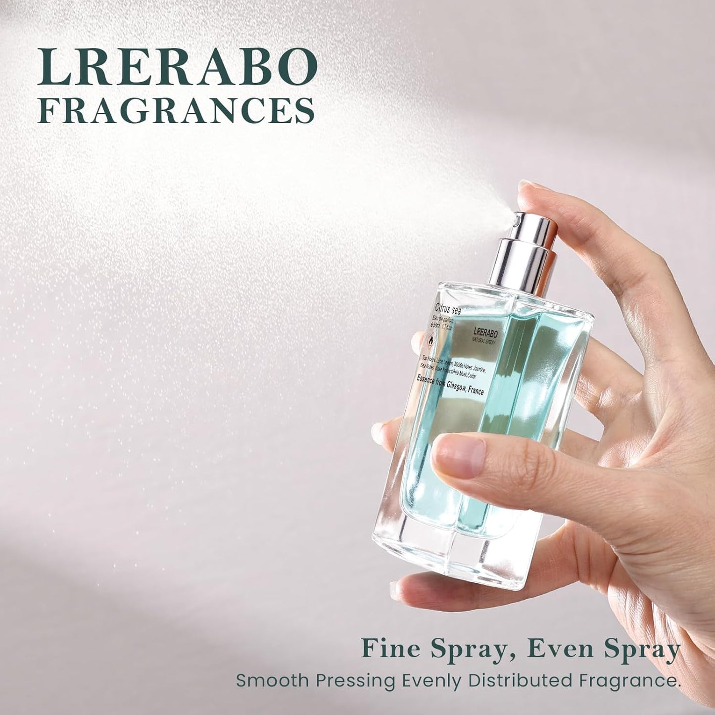 Marine Citrus Eau de Toilette - Inspired by G.A.'s Aqua di. Giò Cologne for Men, Perfume with Bergamot notes, Jasmine, White Musks, Patchouli, Cedarwood - Fragrance Spray 50 ml | 1.7 oz