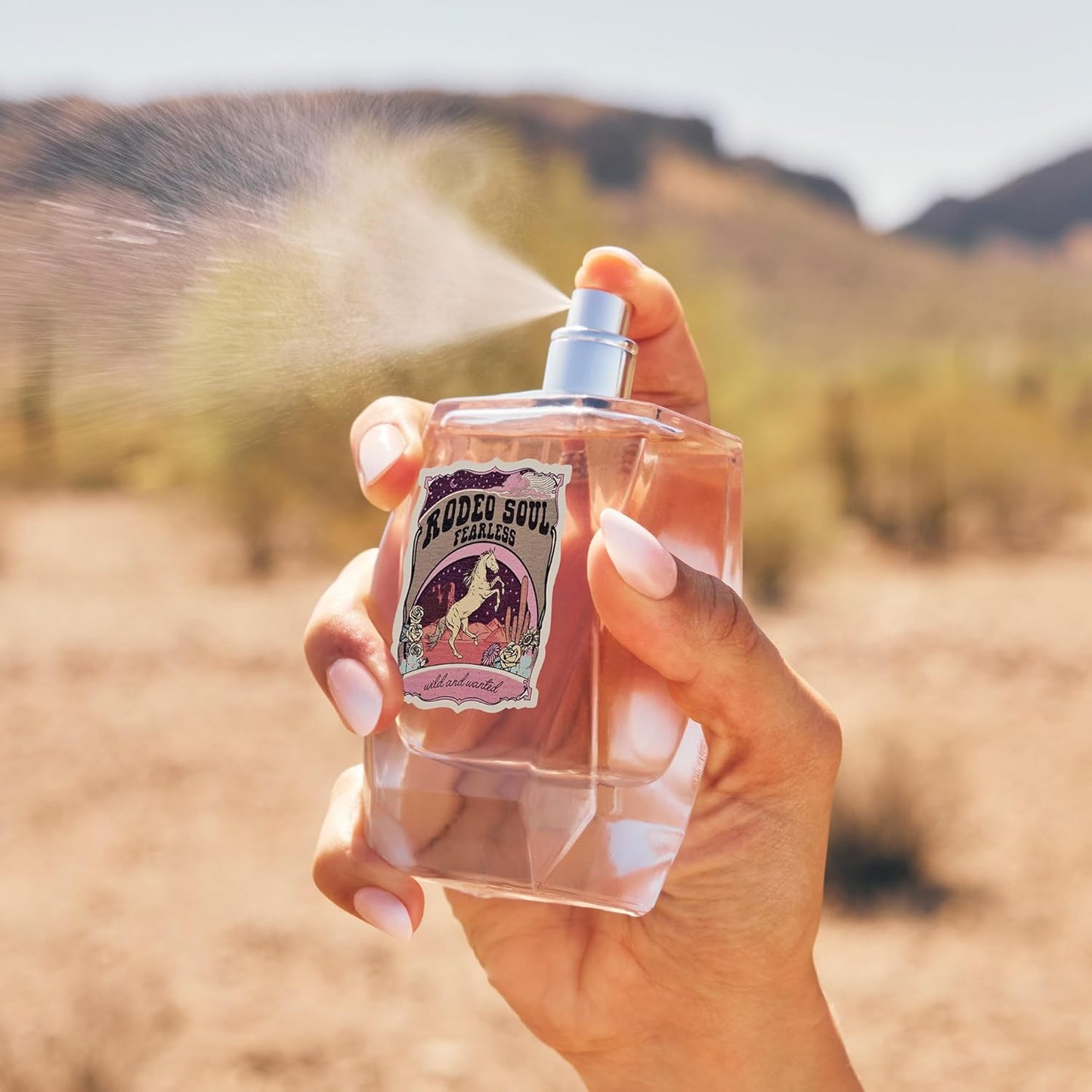 Rodeo Soul Fearless by Tru Western, 3.4oz, Women's Perfume with scents of Ruby Cactus Chocolate, Cocoa Butter, and Sugar Crystals, Fearless, Bold, and Wild