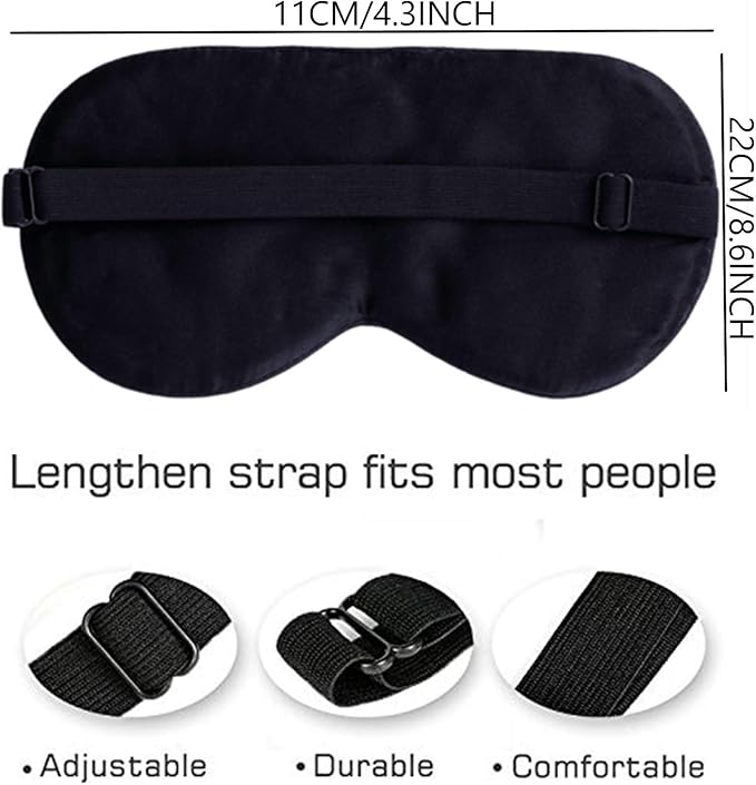 Maxfeel 100% Pure Silk Eye Mask Sleep Eye Mask Eye Cover Eyeshade Sleeping Eye Mask Floral Colors (#28)