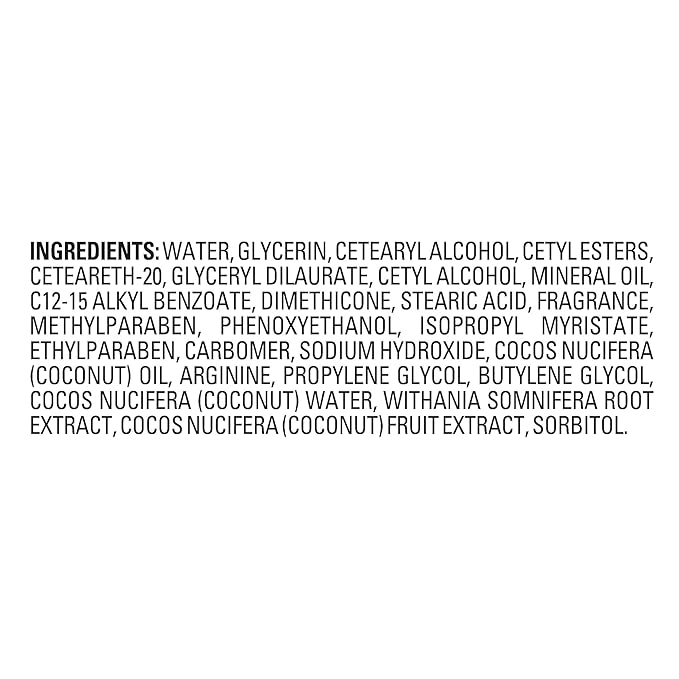 Jergens Hydrating Coconut Body Lotion, Hand and Body Moisturizer, Infused with Coconut Oil, Hydrates Dry Skin Instantly, Dermatologist Tested, 16.8 oz, Pack of 3