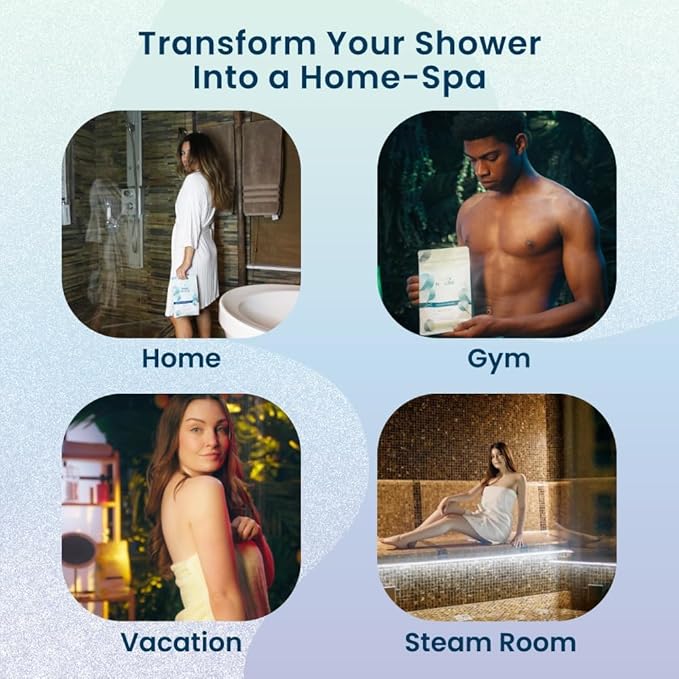 Body Restore Shower Steamers Aromatherapy 6 Pack - Mothers Day Gifts for Mom, Grandma, Birthday Gift for Dad, Daughter, Best Friend, Travel Essentials, Stress Relief, Self Care - Variety