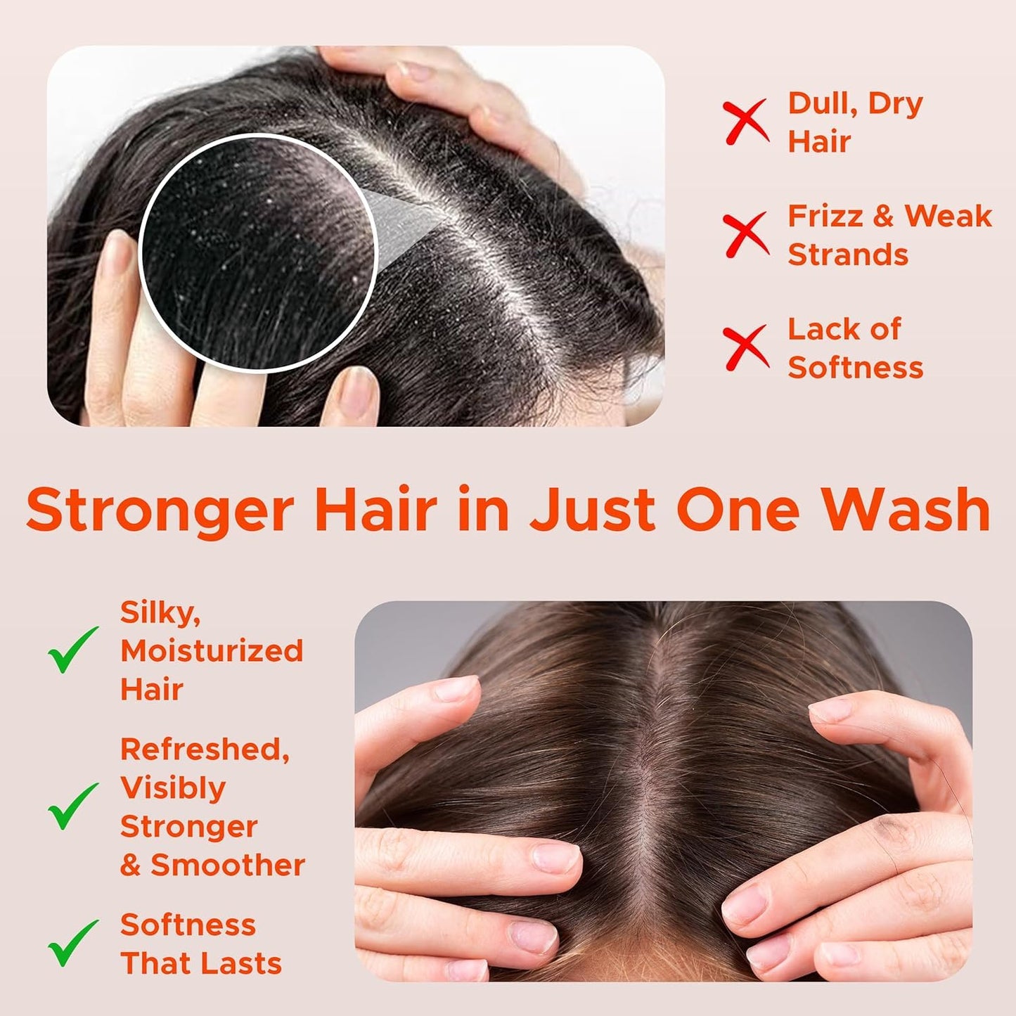 Nora Ross Garlic Extract & Rosemary Strengthening Shampoo and Conditioner Set – Natural Shampoo and Hair Conditioner for Normal to Dry, Brittle Hair – All Natural Scalp Cleanser Formula – 32 oz each