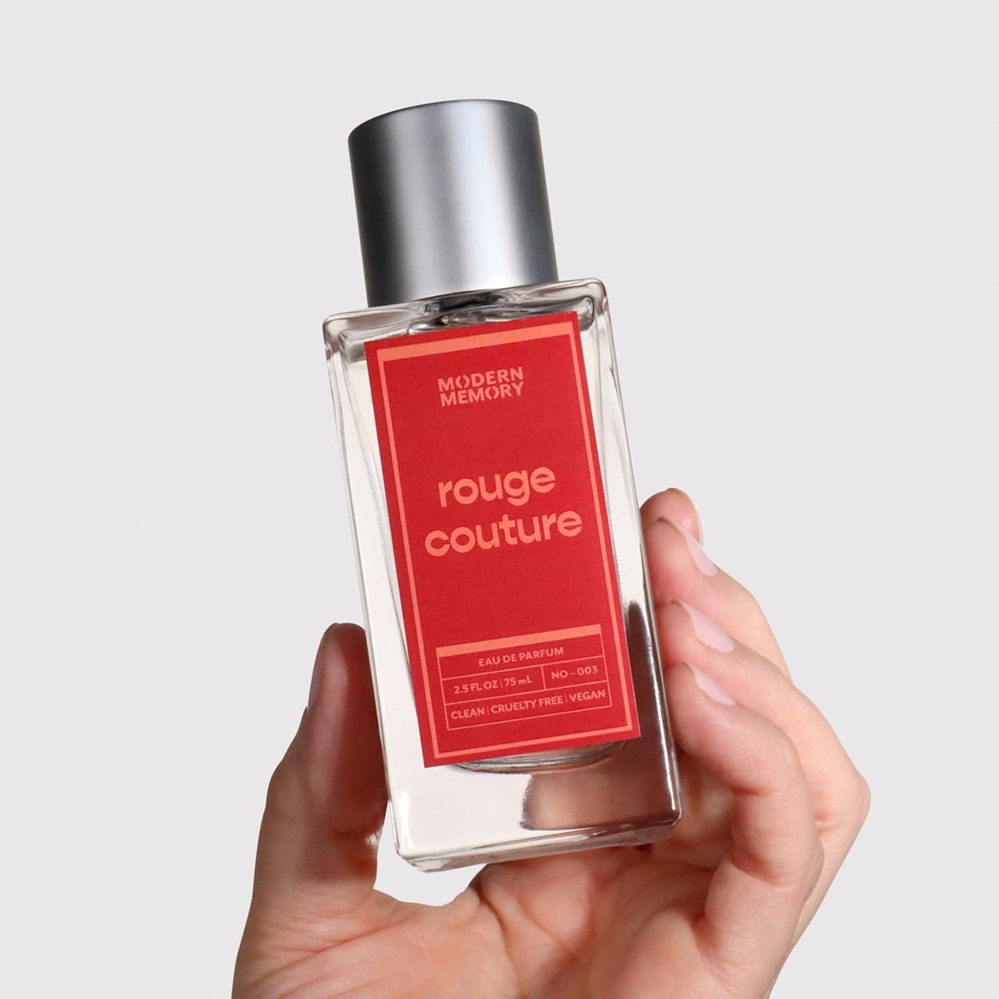 Modern Memory Rouge Couture Eau de Parfum for Women, 2.5 fl oz - Notes of Raspberry, Jasmine, & Golden Saffron
