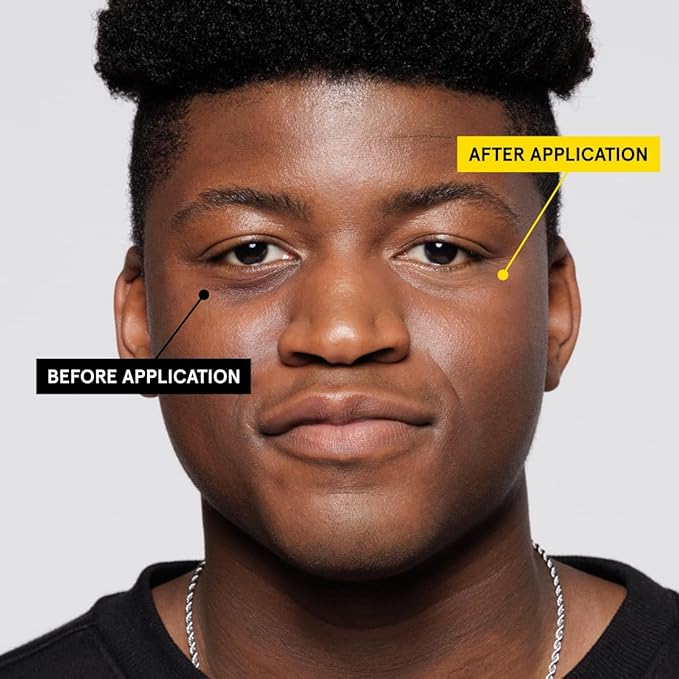 Lumin Instant Dark Circle Corrector for Men (Not A Concealer), Brightens Eyes, Reduce Dark Circles, Puffiness, Under Eye Men Makeup, Men's Eye Cream, Perfect for Deep Skin Tones, 20mL