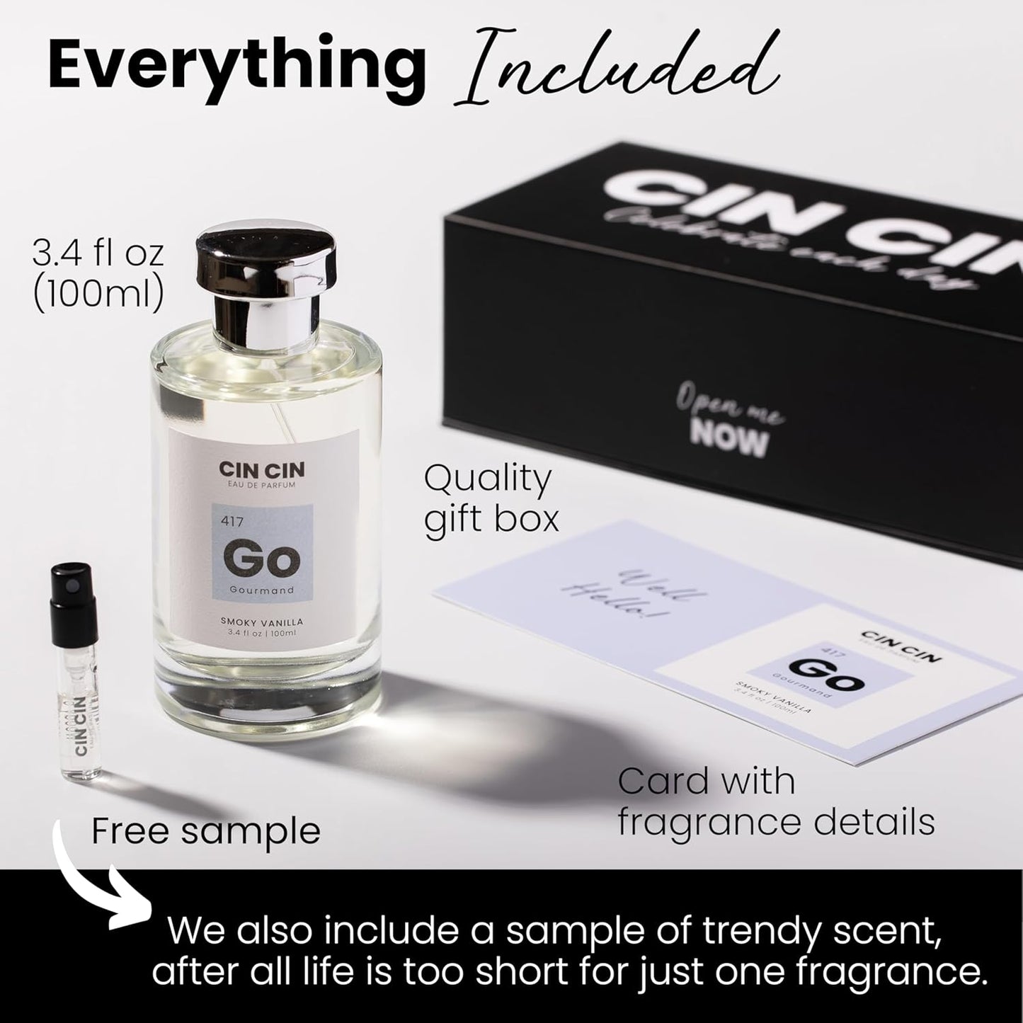 Cin Cin Shy Affection - Gourmand 419 EDP 100ml Inspired by Kilian Love, Don’t Be Shy - Long-Lasting Floral Marshmallow Perfume for Men and Women - Paraben-Free and Concentrated Fragrance