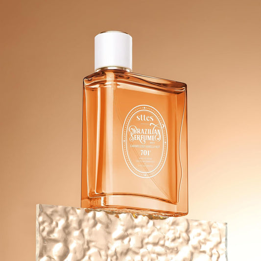 Sttes Perfume 701# (Caramel Vanilla Macadamia Nut) - Eau de Perfume 100ml (3.4fl oz) Amber Gourmet Tune (Caramel Vanilla + Roasted Macadamia Nuts)