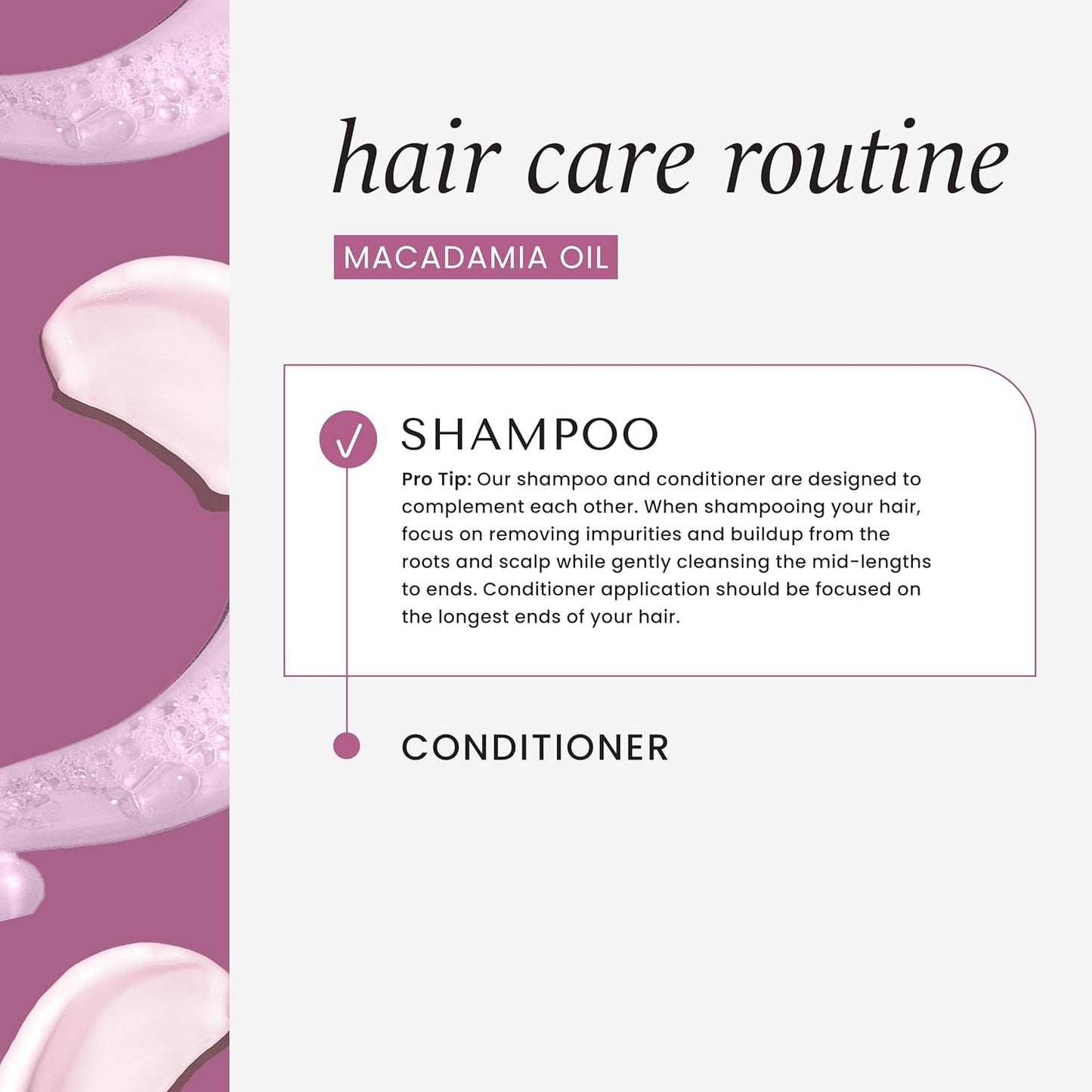 HASK Macadamia Oil Moisturizing Shampoo + Conditioner Set | For All Hair Types, Sulfate-Free, Paraben-Free, Gluten-Free, Cruelty-Free, Color Safe | 12oz each