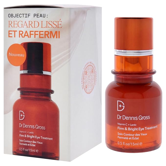 Dr Dennis Gross Vitamin C Plus Lactic Firm and Bright Eye Treatment Treatment Women 0.5 oz