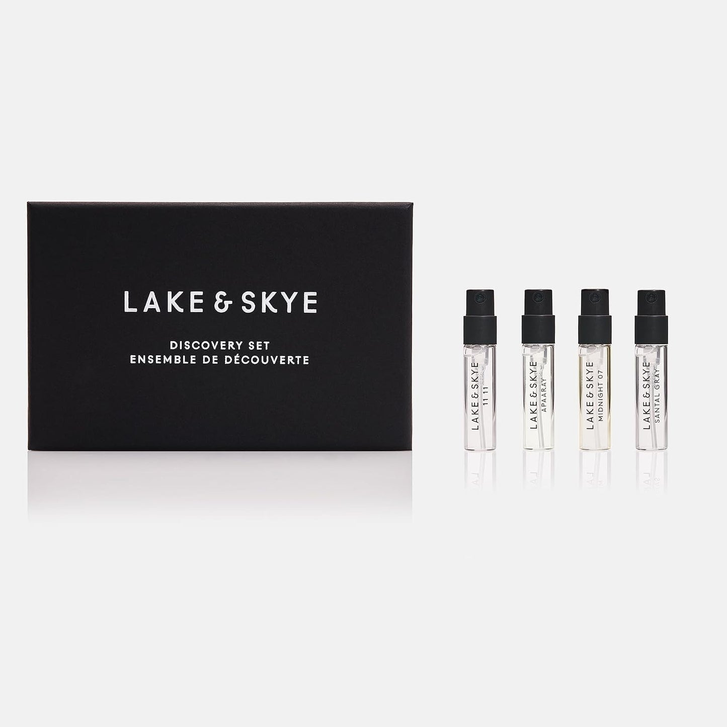 Lake & Skye 4 Piece Discovery Set 4.0 – Includes 11 11, Apaaray, Midnight 07, and Santal Gray