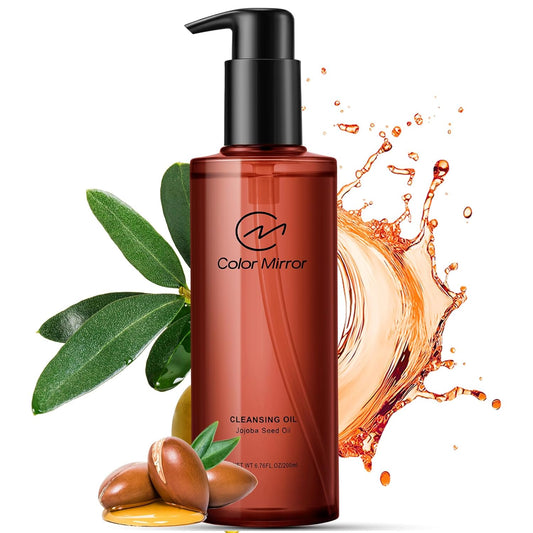 Jojoba Seed Light Cleansing Oil, Gentle Clogged Pore & Blackheads Oil Cleanser, Heavy Makeup Remover,6.76 fl oz 200ml