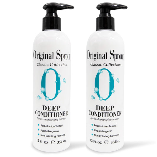 Original Sprout Deep Conditioner for All Hair Types, Vegan Conditioner, 12 fl. oz. Bottle, (Pack of 2)