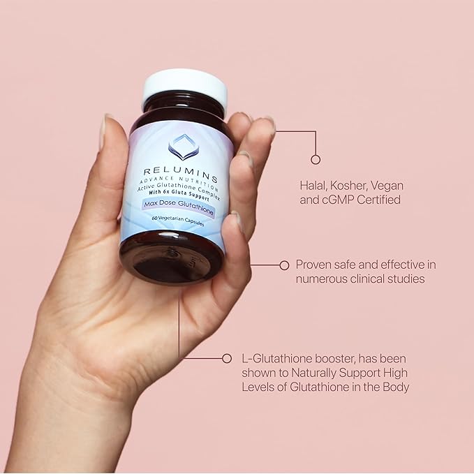 Relumins Advance White Active Glutathione Complex 6X Boosters- 60 Capsules 30 Bottles