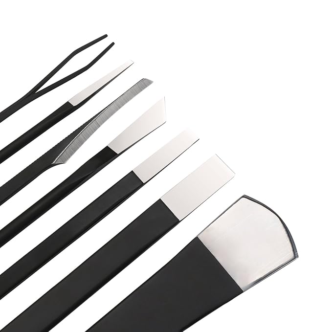 Pedicure Knife Set for Feet, Segbeauty 7pcs Ingrown Toenail Blade Tool with Storage Bag, High Manganese Steel Nail Knives Cuticle Remover, Professional Foot Repair Sharp Blade Kit for Nail Corn Callus