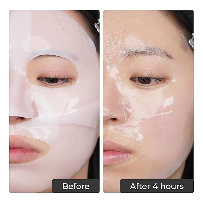 Bio-Collagen Sleeping Mask – Intense Hydration & Firming Treatment, Korean Skincare, Overnight Facial Mask for Women, 4-Pack