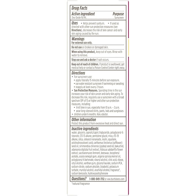 Burt's Bees Renewal SPF 30 Firming Day Face Lotion With Bakuchiol, Sunscreen Face Lotion With Natural Retinol Alternative, 98 Percent Natural Origin Skin Care, 1.8 oz. Tube