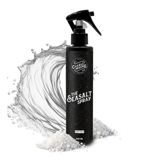 Sea Salt Spray for Men - Salt Water Texture & Volume Spray for Men’s Beach Waves & Curls with Heat Protection 200 ml - Made in Germany (6.76 Fl Oz, Light Hold (Pack of 1))