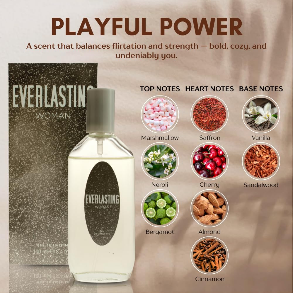 American Collection Perfume for Women – INSPIRED by A WORLD RENOWED WOMEN'S PERFUME – Freesia, Sage, Jasmine, Amber – Elegant, Fresh, Signature Scent, Long-Lasting Eau De Toilette 80 ml (2.75 fl oz)