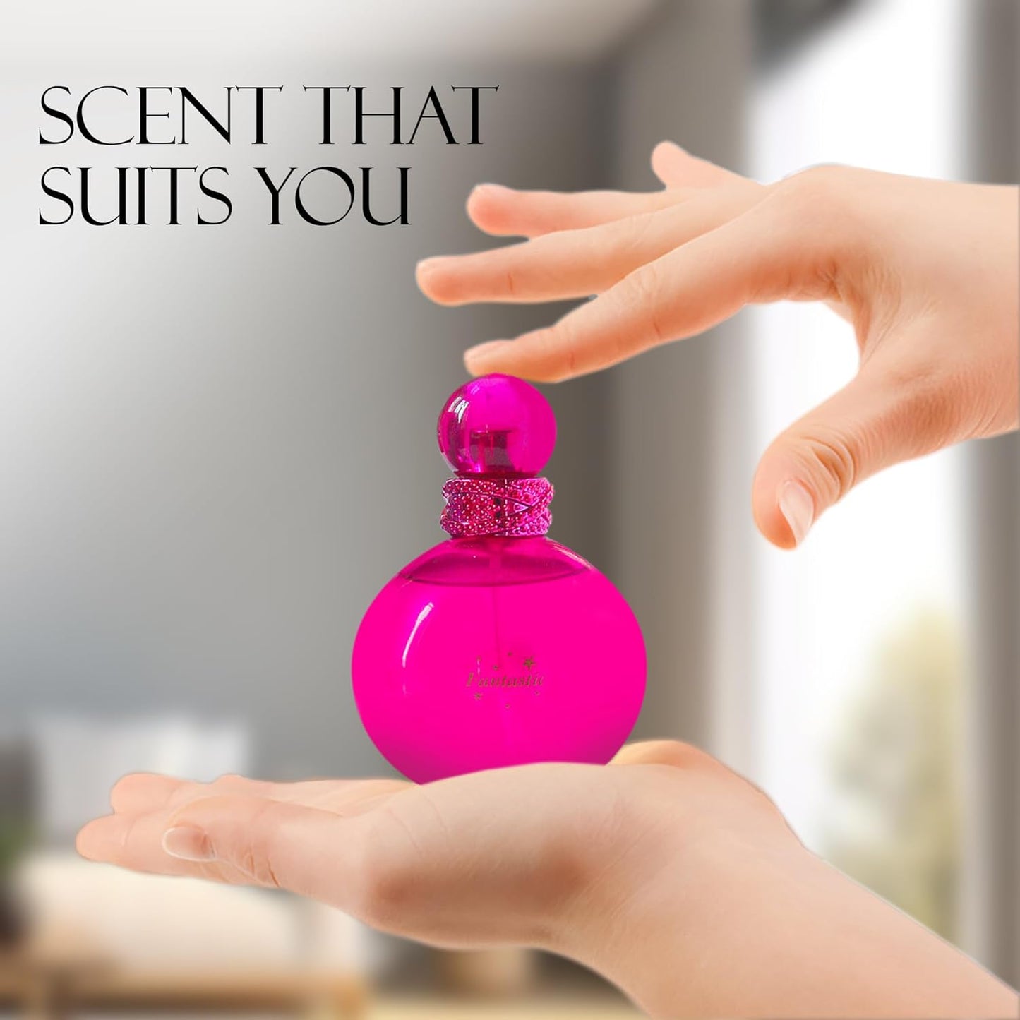 Women Perfume Catch Love & Fantastic Set Eau de Parfume Spray Long Lasting Fresh Eau de Toliette for Women 3.4 Fl Oz Each Dily Used