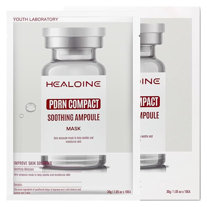 Salmon DNA PDRN Pink Deep Collagen Face Mask,Overnight Sensitive Irritated Skin Face Mask,Hydrating, Firming and Moisturizing Korean Facial Mask 30g*10ea