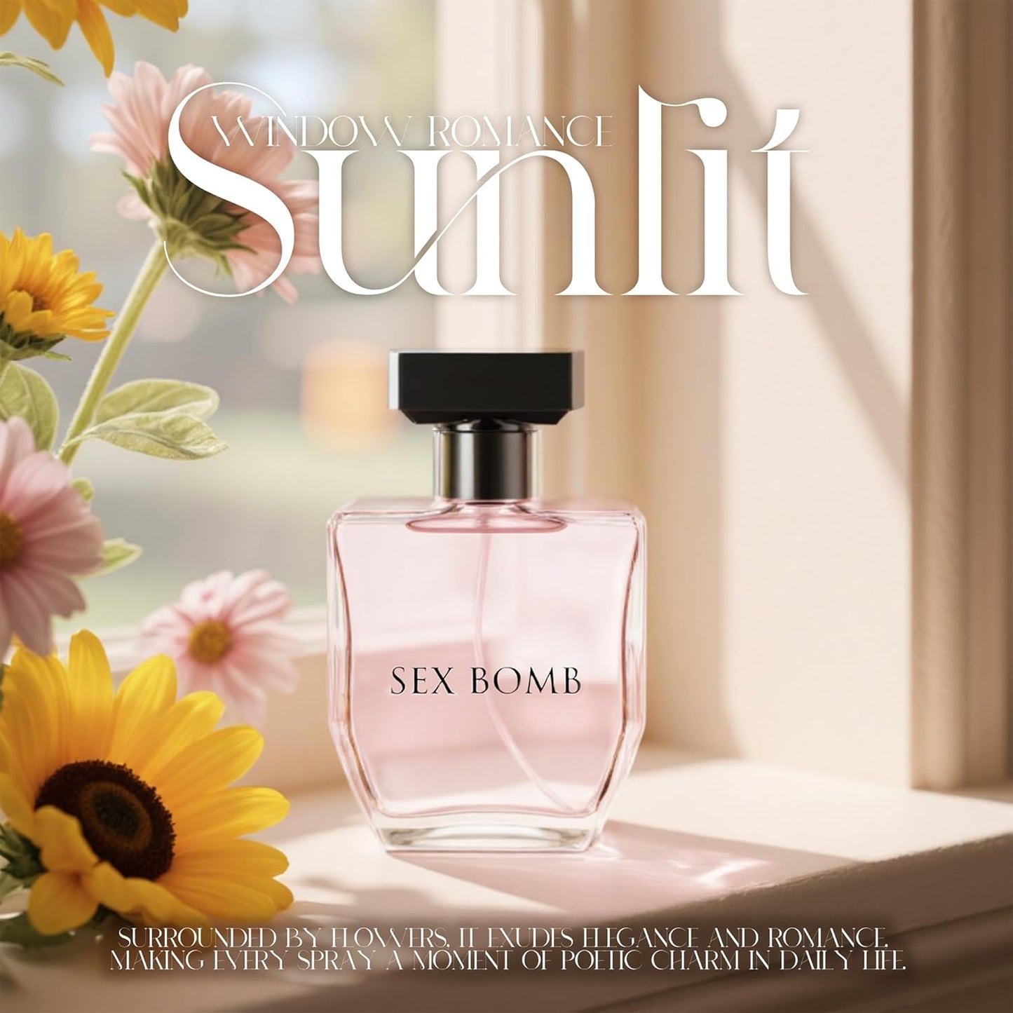 Sexy Bomb Eau de Parfum for Women - 100ml Floral & Fruity Perfume with Lavender, Coconut, Vanilla & Pear, Long-Lasting Feminine Fragrance