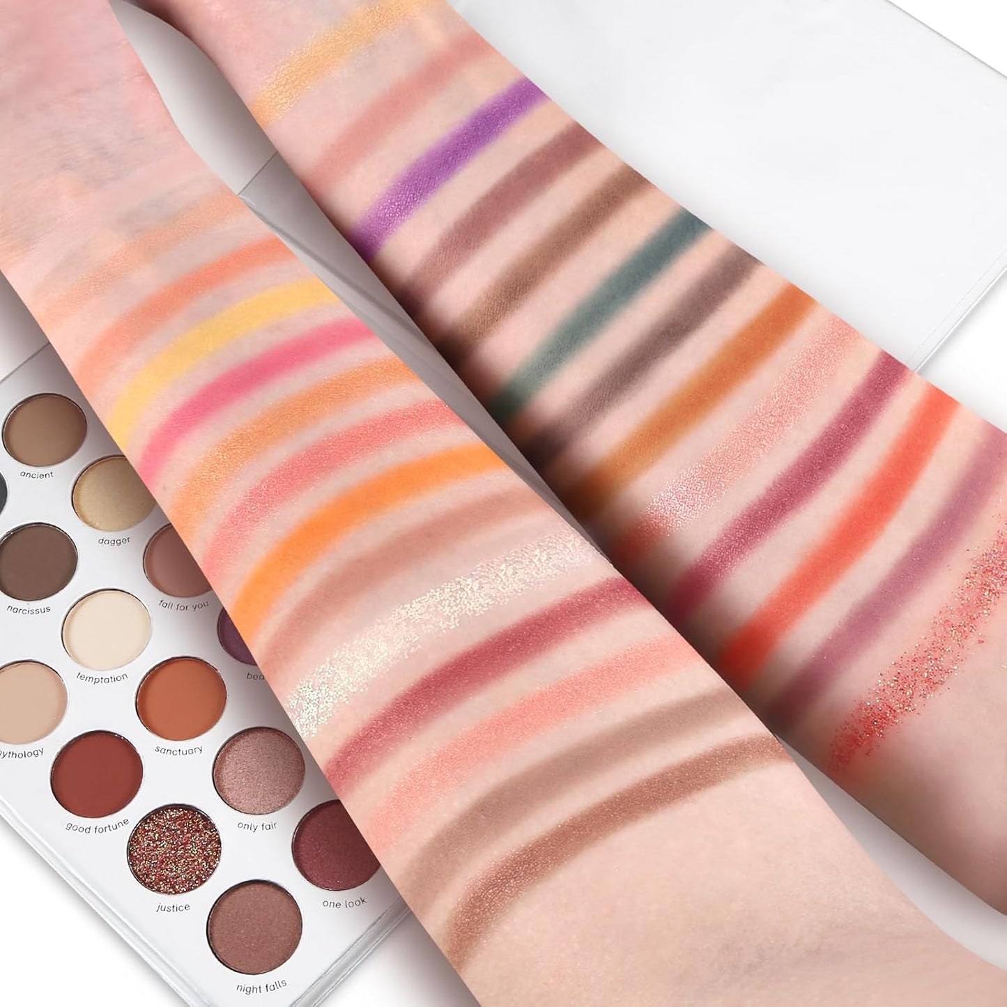 Eyeshadow Palette 30 Pigmented Matte Shimmer Eye Shadow Makeup Palette Glitter Long Lasting Waterproof