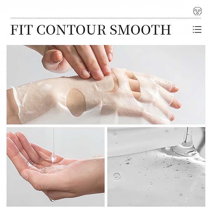 Facial mask Moisturizing face Mask - 10 Sheets, Deep Hydration, Improves Dry Skin, Sheet Mask, skincare for All Skin Types