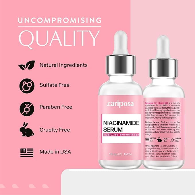 Dark Spot Corrector Serum for Face - Niacinamide Serum for Face - Blemish Control & Even Skin Tone Treatment - Radiant Complexion Serum - Gentle Acne Serum - Hydrating Facial Serum