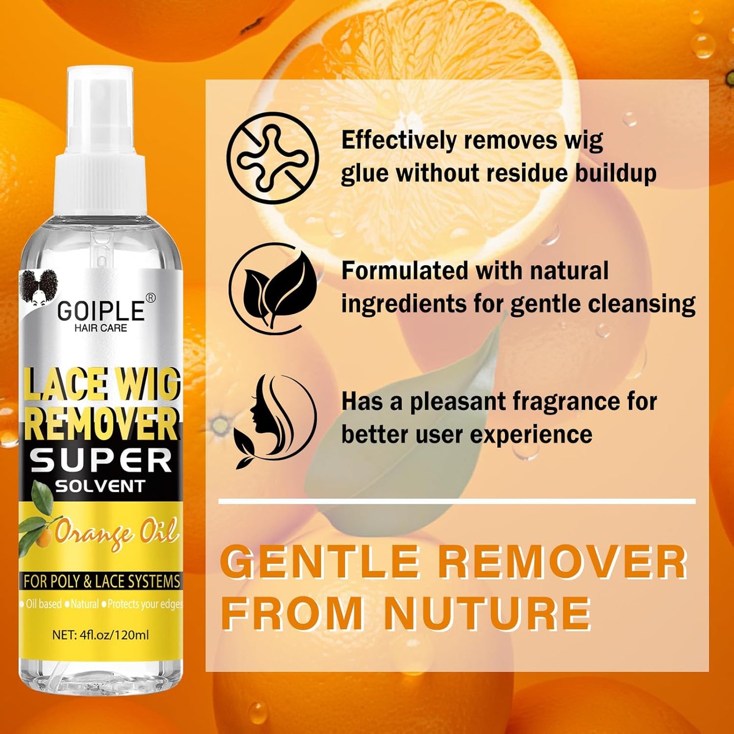 Tape in Extension Hair Glue Remover Spray - Wig Extensions Fast Acting Two Steps System Remover - Tape in Hair Extensions Removes Wig Glue & Tape & Residue - Hair Comb Rat Tail Comb Hair Clips Set