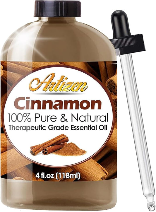 Artizen 4oz Oils - Cinnamon Essential Oil - 4 Fluid Ounces