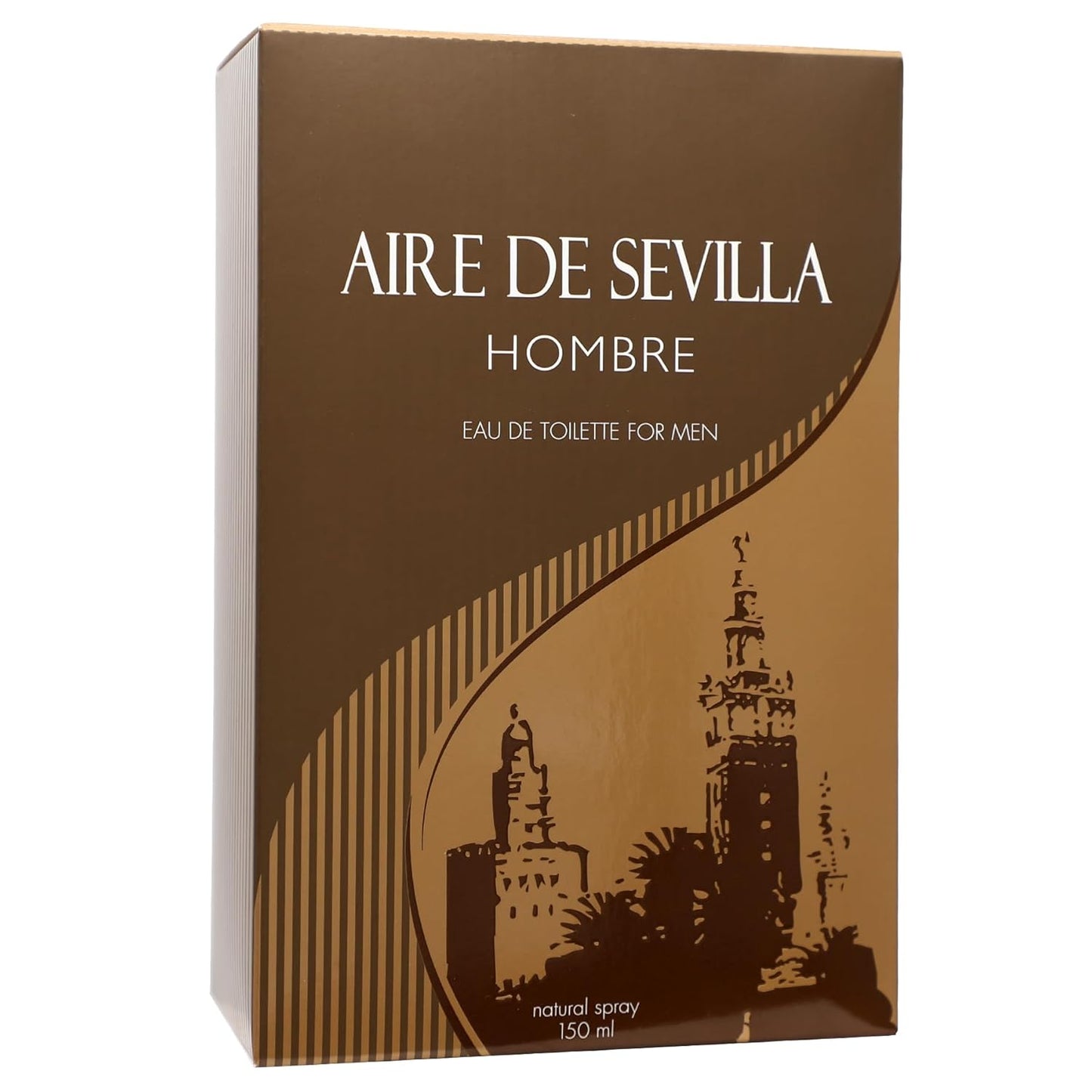 Instituto Español Aire de Sevilla Eau de Toilette for Men – Fresh Masculine Fragrance, 150 ml / 5.1 fl oz Spray Bottle, Made in Spain
