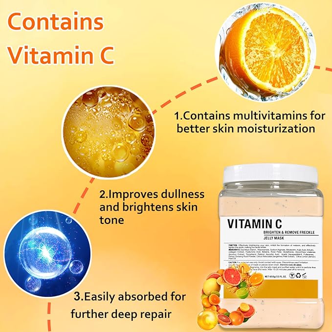 Hyalorunic Acid jelly masks for facials professional Vitamins C Jelly Face Mask Hydro Jelly Masks for facials