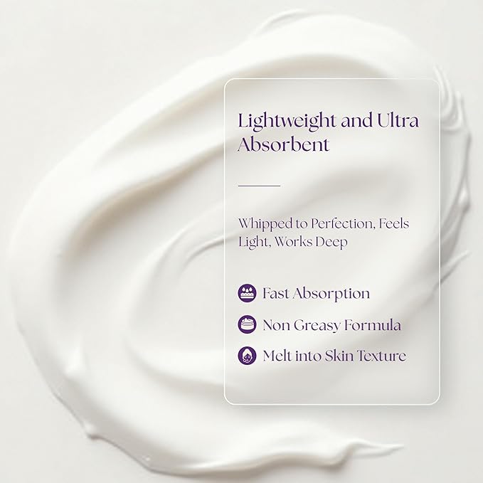 Thick Whipped Body Butter for Women – Moisturizer with Organic Coconut Oil, shea butter & Vitamin E – Silky Hydrating Body Butter for Soft, Smooth Skin - Coco Cashmere 8 Oz