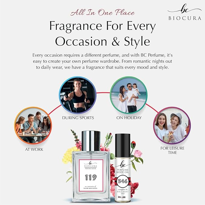 BC Perfume 126 Inspired by Christ Hypnotic Passion For Women Replica Fragrance Body Oil Dupes Alcohol-Free Sample Travel Size Concentrated Long Lasting Roll-On 0.3 Fl Oz/10ml