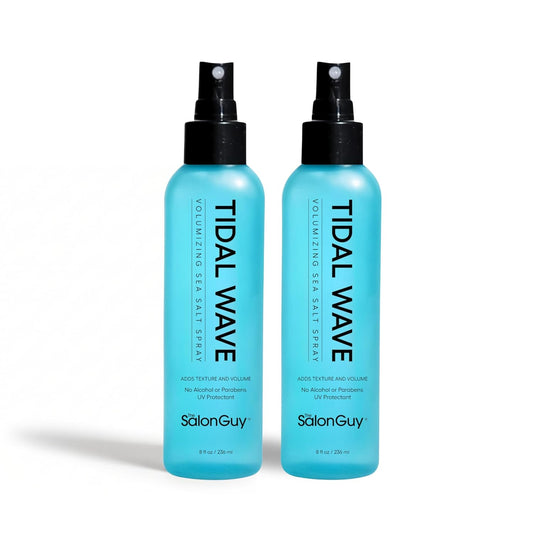 THESALONGUY Tidal Wave Sea Salt Spray for Hair (2-Pack) – Volumizing & Texturizing Spray for Beach Waves, Thickness & Lift – Hairstylist Created Daily Wavy Hair Products for Men & Women (8 oz.)