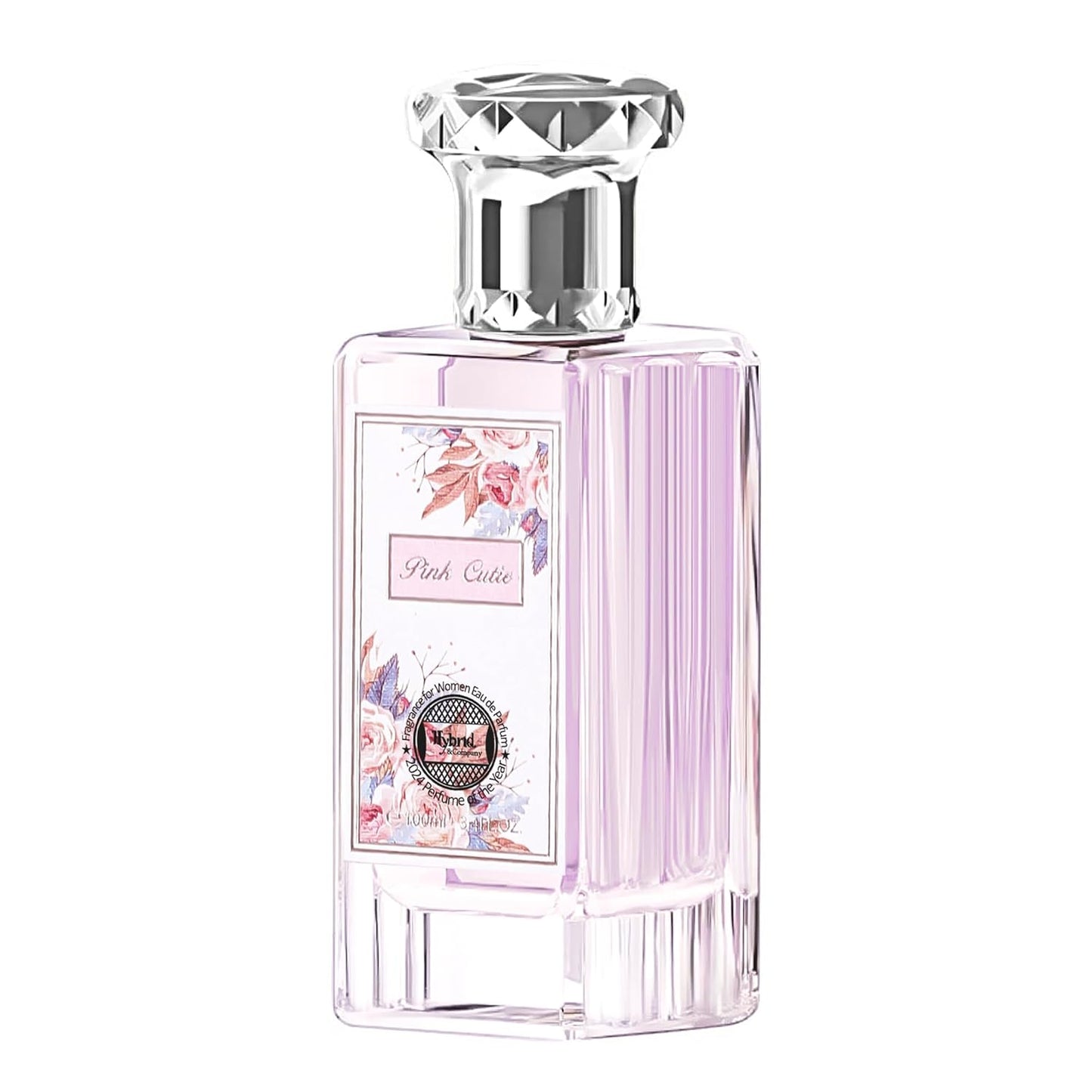 Hybrid & Company Women Pink Cutie Pour Femme Eau De Parfum Vaporisateur Natural Spray 3.4 Fl Oz