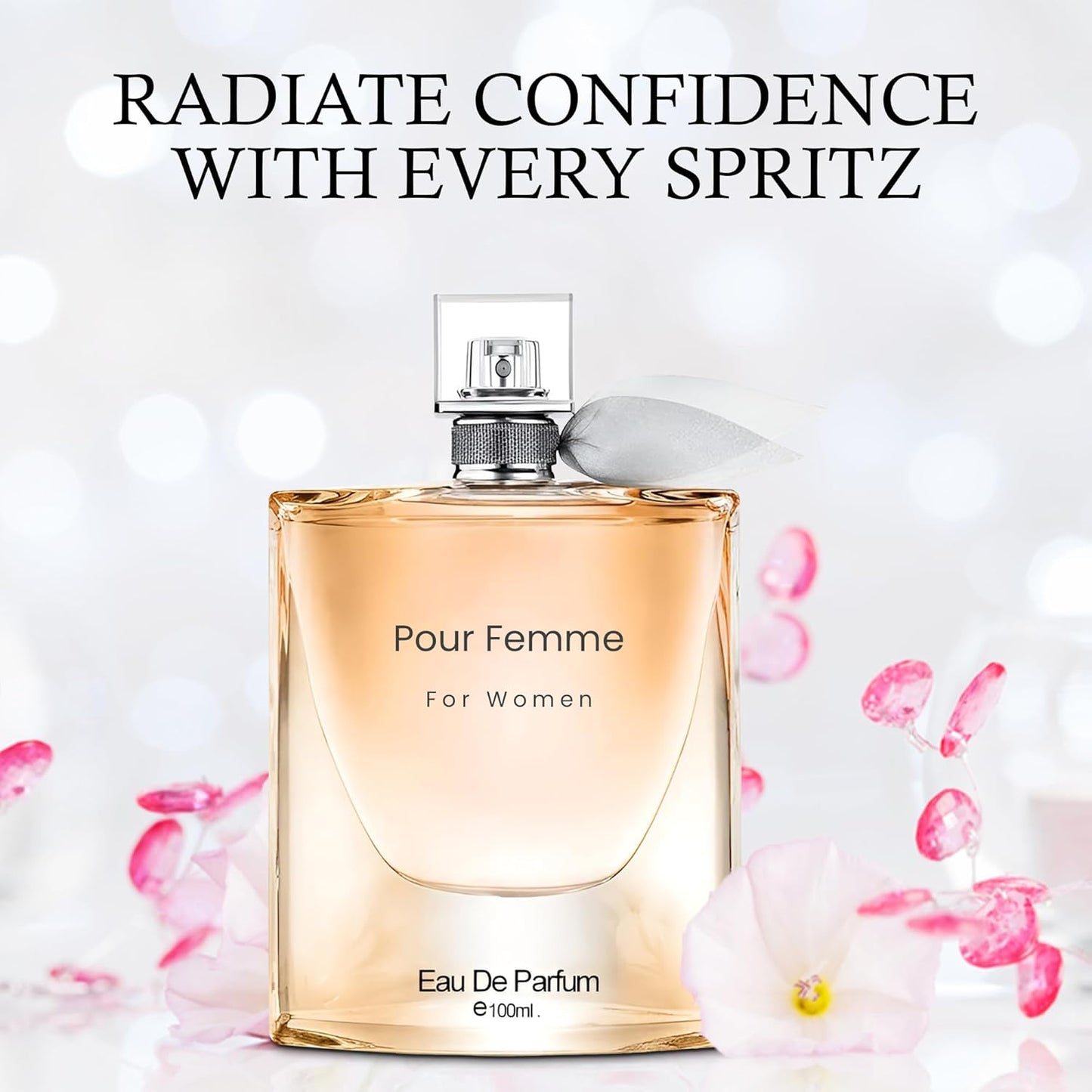 Women's Perfume La Vida Bella& Viva the Sexy Combo Set Eau De Parfum Long Lasting Fragrance 3.4 Fl Oz Spray Each for Daily Used